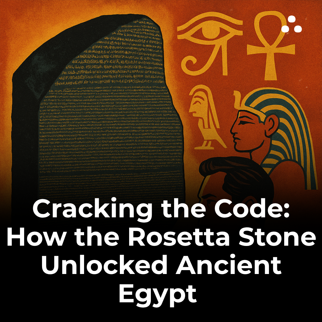 What discovery allowed historians to decipher Egyptian hieroglyphs?