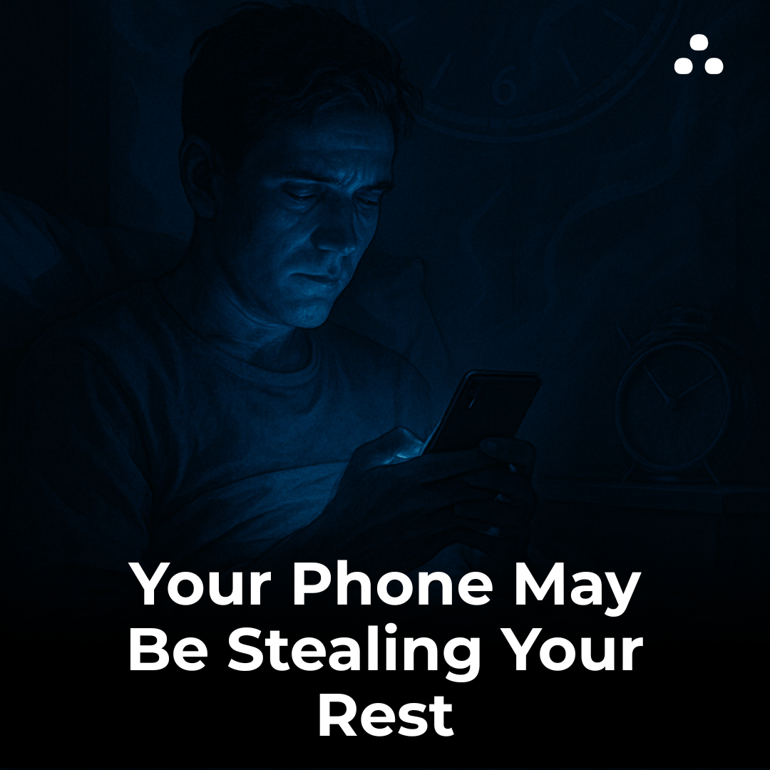 What effect does phone use in bed have?