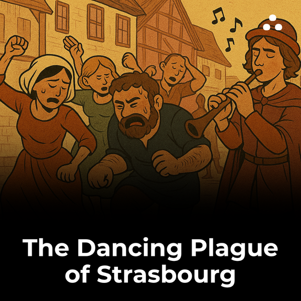 Why did hundreds of people dance non-stop for weeks in Strasbourg in 1518?