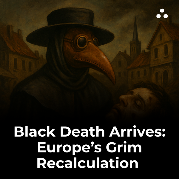 Which pandemic killed about one-third of Europe in the 14th century?