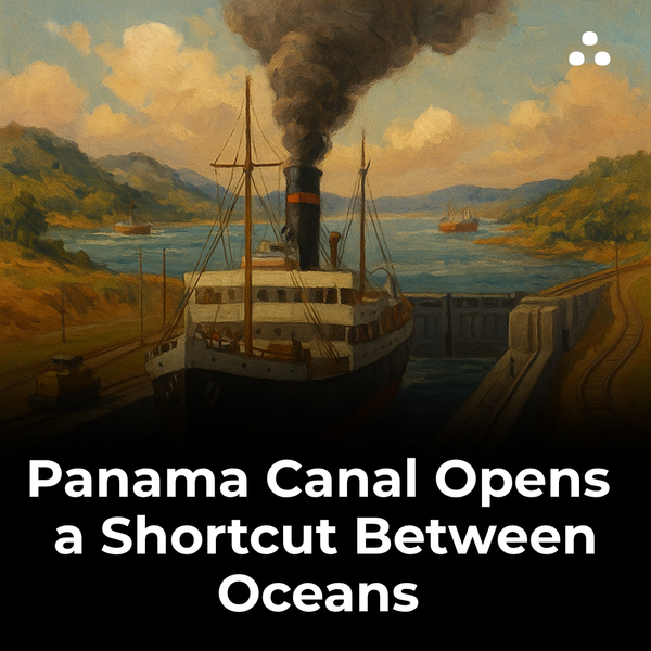 Completion of which canal in 1914 linked the Atlantic and Pacific?