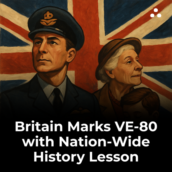 What 80th‑anniversary event was commemorated across the UK on 8 May?