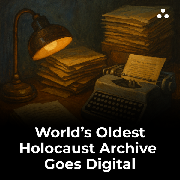 Which London institution launched a 1.3 million‑document Holocaust portal?