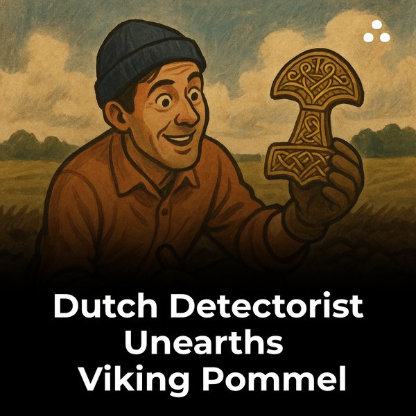 The Viking pommel found in Friesland features which artistic animal style?