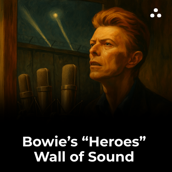 Which Berlin studio was steps from the Wall during Bowie’s “Heroes” recordings?