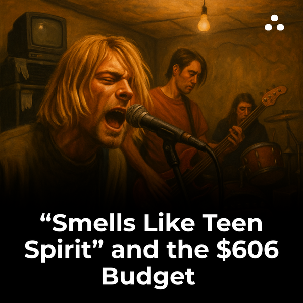 How much money did Nirvana have to track “Smells Like Teen Spirit”?