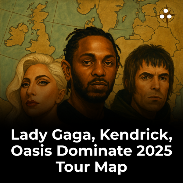 Which band announced a three‑stadium U.K. reunion for 2025?