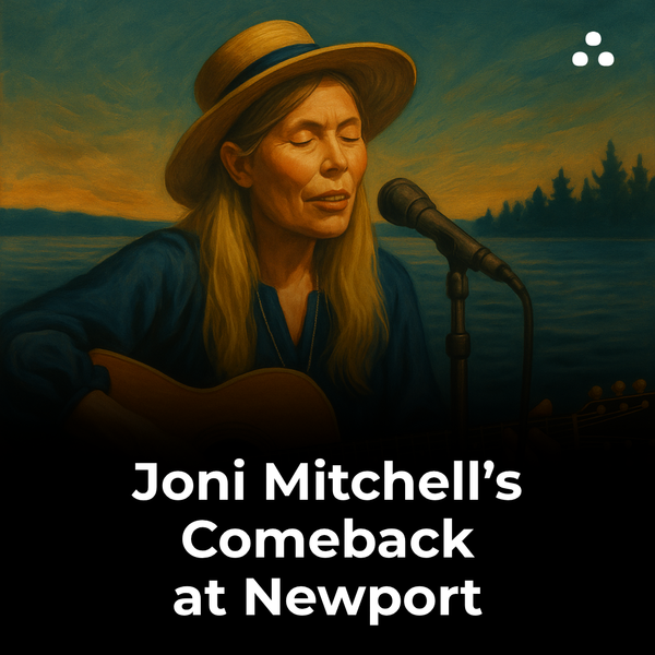 Which festival marked Joni Mitchell’s surprise comeback in 2022?