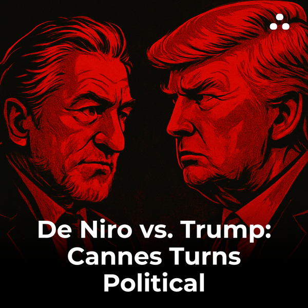 Who did Robert De Niro criticize at the Cannes Film Festival?