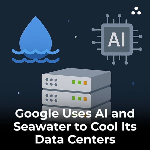 What surprising method does Google use to cool some of its data centers?