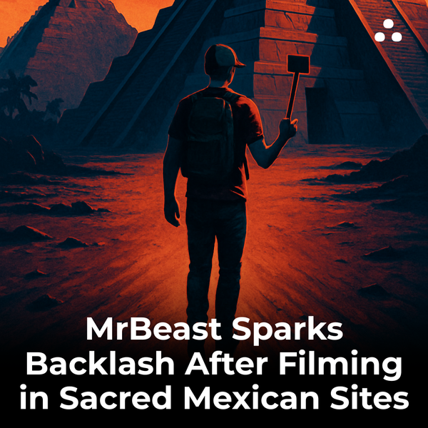 What did MrBeast do in Mexico that caused controversy?