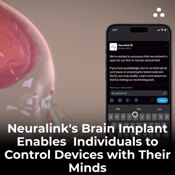 What is the primary function of Neuralink's "Telepathy" brain implant?
